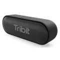 Tribit XSound Go Bluetooth Speaker 16W with Loud Sound & Rich Bass,24H Playtime,IPX7 Waterproof, Wireless Stereo Pairing, Type-C,100ft Bluetooth Range,Portable Speaker for Home/Outdoor/Travel Black