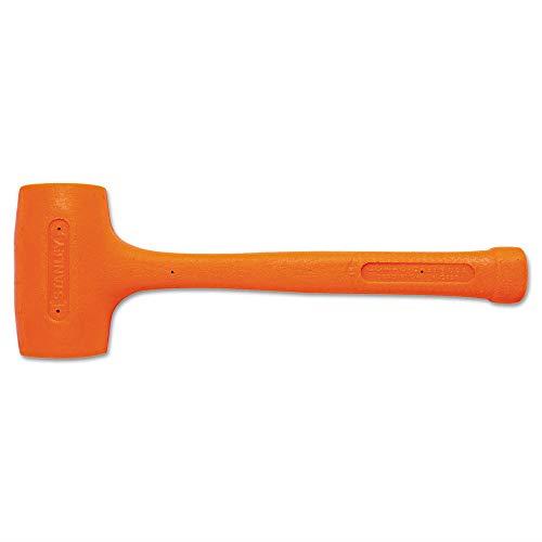STANLEY 57-533 42-Ounce Compo-Cast Standard Head Soft Face Hammer, Orange