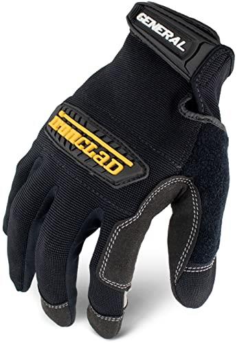 Ironclad General Utility Gloves GUG-03-M, Medium, Black