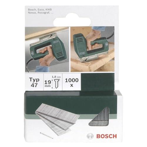 Bosch Accessories 14mm Type 48 Tacker Nails (For Bosch Accessories Tackers, Hardwood and Softwood, Pack of 1000)