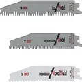 Bosch Accessories 3-Piece Reciprocating Saw Blade Set (for Wood, Metal, Accessories for Recip Saws)