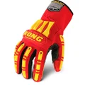Ironclad KONG Rigger Grip Cut 5 Glove, Small, Red/Yellow