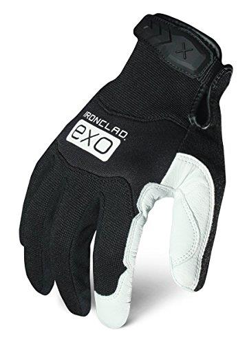 Ironclad EXO Pro White Goat Leather Gloves, Small, White Goatskin