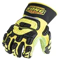Ironclad Kong High Abrasion Dexterity Glove, Large, Yellow/Black