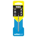 Sutton D1850400 Inox DIN338 HSS TiAIN Tip Carded Jobber Drill, 4.0 mm Thread Diameter, Silver