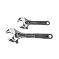 Crescent Wide Jaw Adjustable Wrench 2-Pieces Set