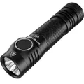 NITECORE E4K Compact Rechargeable Flashlight Torch for Outdoor and Camping, 4400 Lumens, Black