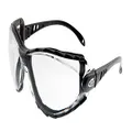 Vision Safe 125FBKCLAF-S Seal 125 Positive Seal Safety Glasses, One Size, Clear