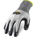 Ironclad Knit A4 Nitrile Touch Gloves, Extra Large, Black/Gray