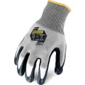 Ironclad Knit A4 Nitrile Touchscreen Cut-Resistant Gloves, Small, Gray