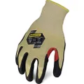 Ironclad Knit A5 Aramid Foam Nitrile Touchscreen Cut Resistant Gloves, XX-Large, Yellow