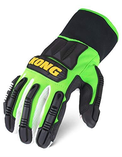 Ironclad Kong Impact Corded Glove, Large, Red/Green