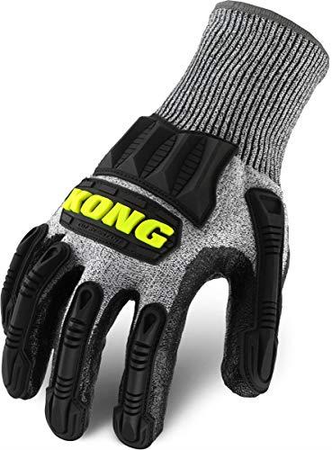 Ironclad KONG Knit Cut Resistant 5 Glove, Large, Grey