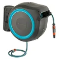 Gardena Roll-up 35 Retractable Hose Reel, Black/Turquoise, G18630-20