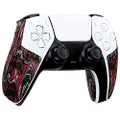 Lizard Skins PS5 Controller Grip – 0.5mm DSP Playstation 5 Grip - Easy to Install PRE Cut Pieces (Wildfire Camo)