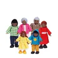 Hape E3501 Happy Family African American Toy 26 cm, Wood