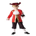 Rubie's Official Child's Disney Alice in Wonderland Captain Hook Costume - Small, Red