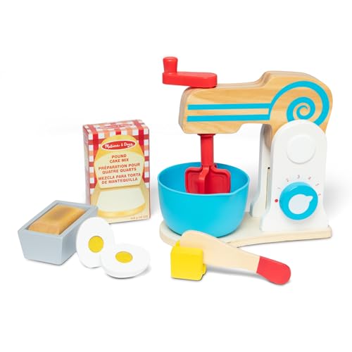 Melissa and Doug - Wooden Make-A-Cake Mixer Set