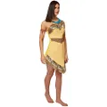 Rubie's Pocahontas Ladies Fancy Dress Native American Indian Disney Princess Costume New, Yellow