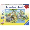 Ravensburger - WEarly Learning Centreome to the Zoo Puzzle 2x24 Pieces