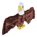 Wild Republic Huggers Bald Eagle Plush Toy, Slap Bracelet, Stuffed Animal, Kids Toys, 8 Inches