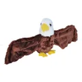 Wild Republic Huggers Bald Eagle Plush Toy, Slap Bracelet, Stuffed Animal, Kids Toys, 8 Inches