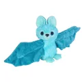 Wild Republic Huggers Blue Bat Plush, Slap Bracelet, Stuffed Animal, Kids Toys, 8 Inches