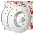 Ferodo - Emergency Stopping Power: DDF831C Rear Brake Disc Set of 2, 276 mm Diameter