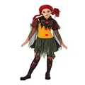 Rubie's Zombie Clown Girls Costume, As Shown, Large
