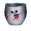 Tervis Disney - Mickey Mouse Poses Stainless Steel Insulated Tumbler with Clear and Black Hammer Lid, 12oz, Silver