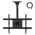Amazon Basics Ceiling TV Mount for 37-80 inch TVs up to 100 lbs, max VISA 600x400
