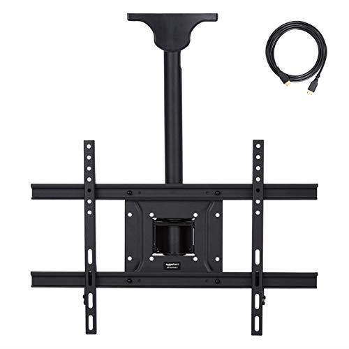Amazon Basics Ceiling TV Mount for 37-80 inch TVs up to 100 lbs, max VISA 600x400