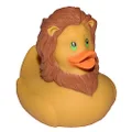 Wild Republic Rubber Duck, Gifts for Kids, Bath Toys, Mould Free Pool Toys, Lion, 4"