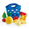 Hape E3169 Toddler Fruit Basket Toy,Orange