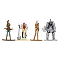 Jada Toys Dungeons and Dragons 1.65 inch inch Die-cast Metal Collectible Figures 4-Pack Starter Pack B