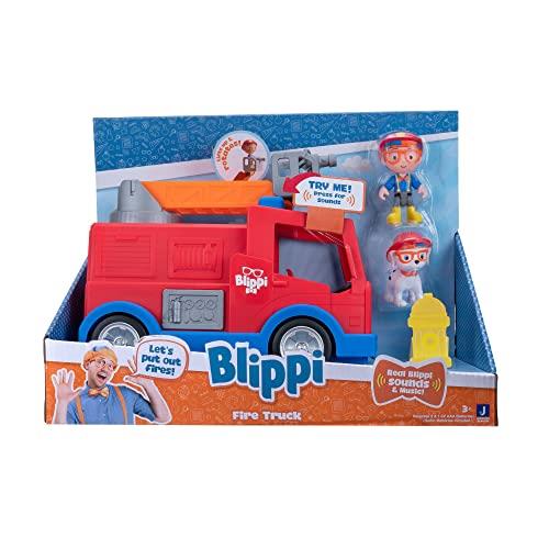 Blippi Fire Truck Feature Vehicle Toy