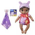 Baby Alive Doll - Goodnight Peppa - Black Hair - Peppa Pig with Bedtime Accessories - First Baby Doll - Washable - Soft Body - Interactive Nurturing Toys for Kids - Girls and Boys - F3160 - Ages 2+