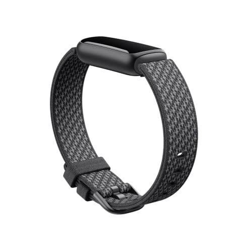 Fitbit Luxe Activity Tracker Woven Accessory Band, Slate, Large