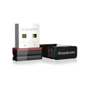 Simplecom NW102 N150 2.4GHz 802.11n Nano USB WiFi Wireless Adapter, Black/Silver