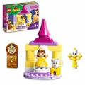 LEGO® DUPLO® Princess Disney Belle's Ballroom 10960 Building Toy Featuring Princess Belle, Lumiere, Cogsworth and Chip from Disney’s Beauty and The Beast; Imaginative-Play Castle for Kids Aged 2+