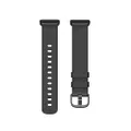 Fitbit Charge 5 Leather Band, Black, Small, FB181LBBKS