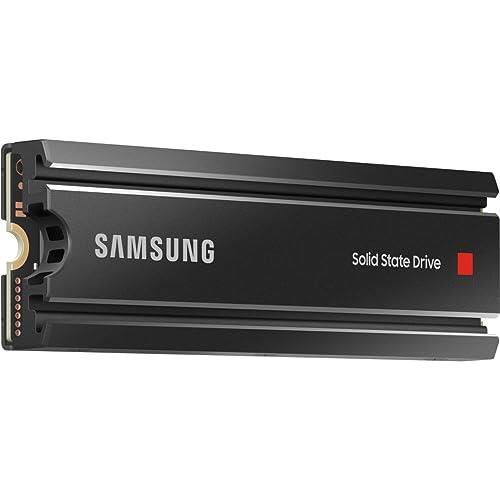 SAMSUNG 980 PRO SSD 2TB w/Heatsink PCIe Gen 4 NVMe M.2 Internal Solid State Drive, Heat Control, Max Speed, PS5 Compatible