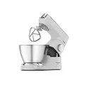 Kenwood Titanium Chef Baker XL, Kitchen Machine with K-Whisk, Stand Mixer with Kneading Hook, Whisk and 5L Bowl, KVL65.001WH, Power 1400W, White