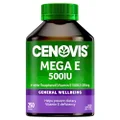 Cenovis Mega E 500mg - Naturally Derived Vitamin E Capsules - Supports Heart Health - Supports Immune System, 250 Capsules