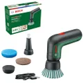 Bosch Home & Garden 3.6V Cordless Electric Power Cleaning Brush with 4 Cleaning Attachments & Micro USB Cable (UniversalBrush)