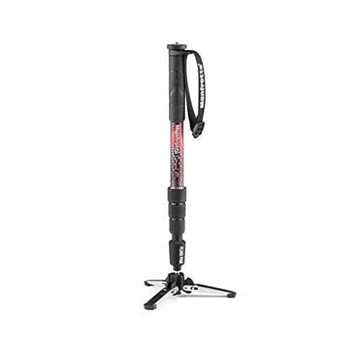 Manfrotto Element MII Video Aluminium Fluid Monopod, Slim and Lightweight, Loads up to 16kg, Foldable Fluid Base, 4 Sections, Twist Locks, for mirrorless and DSLR Cameras