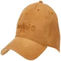 Timberland Men's Cotton Canvas Baseball Cap, Wheat/Flat Logo, One Size US