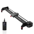 GVM Great Video Maker Motorized Camera Slider Video Rail Track Dolly with Controller Video Shooting Time-Lapse Aluminum Alloy Video Slider for Interview Film Photography