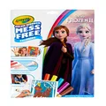 CRAYOLA Mess Free Color Wonder Colouring Pages & Markers, Disney Frozen, Includes 18 Pages of Frozen Characters and Scenes with Surprises and 5 Special Markers, Won't Colour on Skin or fabric!, Multicolor (757002)