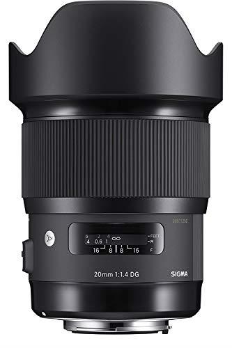 Sigma 4412954 20mm f/1.4 DG HSM Art Lens for Canon, Black